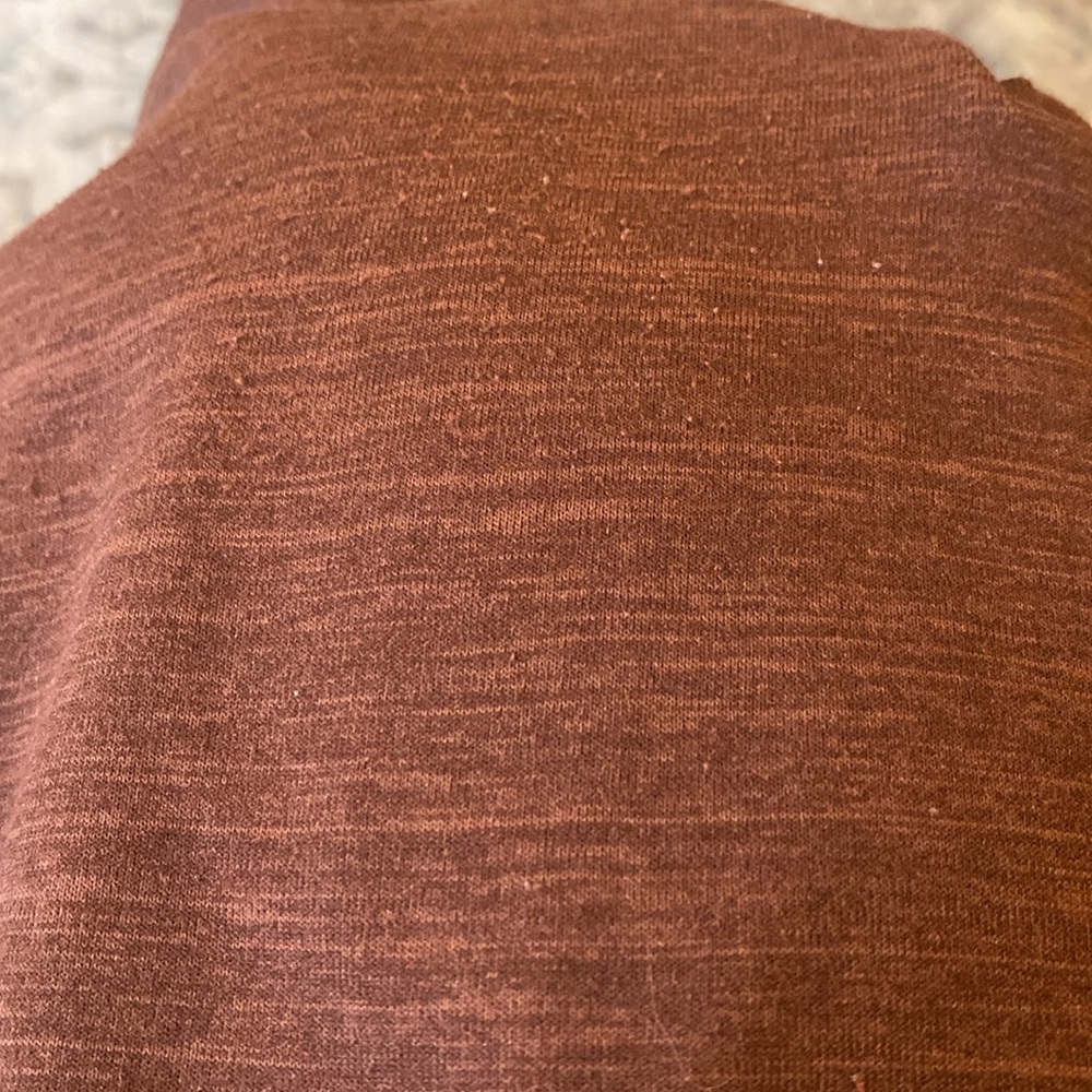 Athleta Altitude Polartec Half Zip Sweatshirt Mahogany Brown XXS - Picture 12 of 12